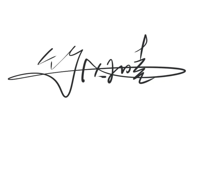 漢字サインのデザイン見本（横書きスタイル1）